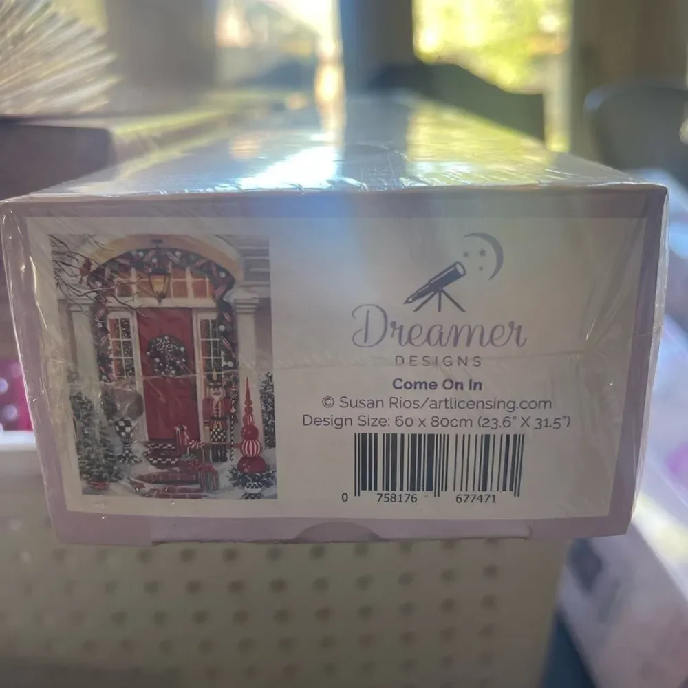 Come on In - red holiday door diamond painting kit!